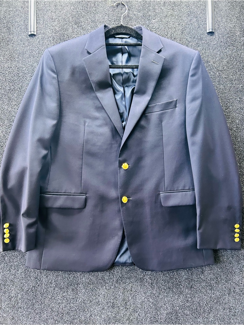 LAUREN RALPH LAUREN Classic Navy Blue Blazer with Gold Buttons
